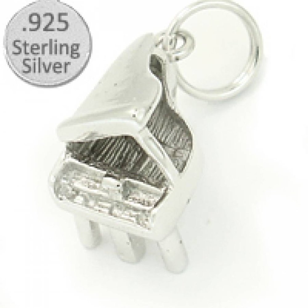 Sterling Silver Piano charm is 925 Sterling Silver